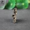 Antique Bronze Tibetan Mahakala Bodhisattva Statue Small Ornament Home Decoration Accessories Crafts Vintage Buddha Figurines