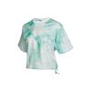 Crop Tops Women's Green Crew Neck Moderate CZ9325-342