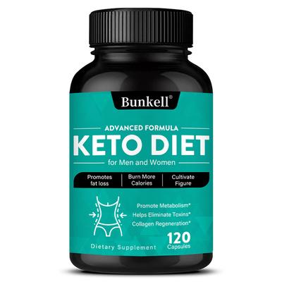 Keto ACV Capsules - Burn Abdominal Fat, 120 Capsules