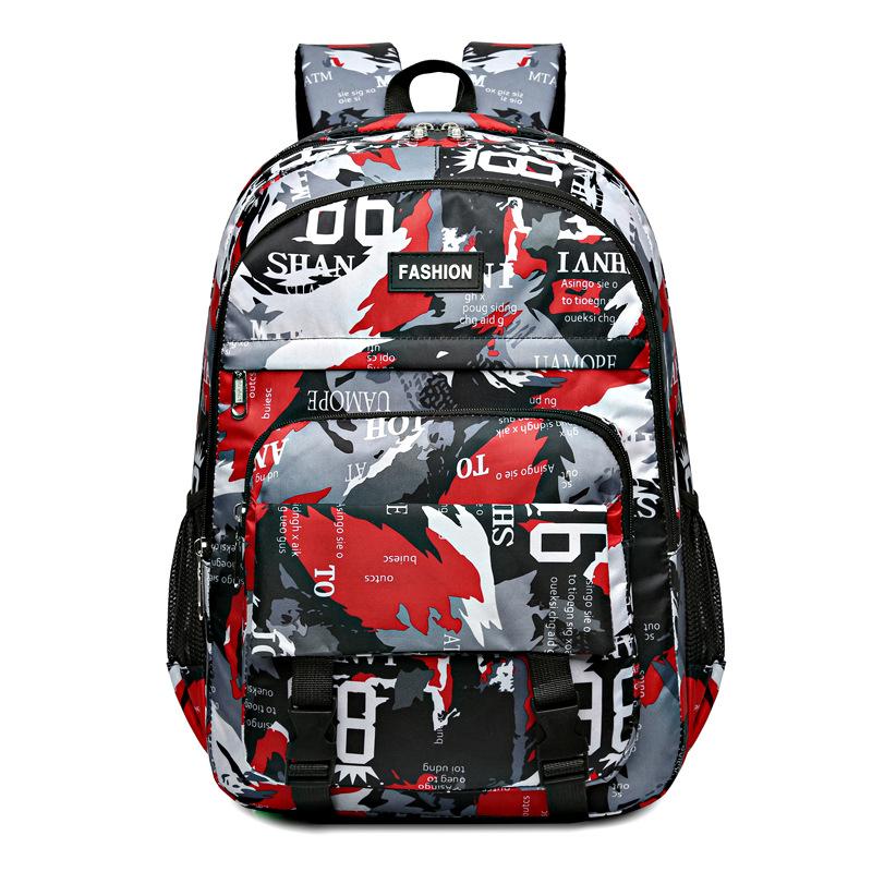 Backpack New Fashion Middle and High School Student School Bag Large Capacity Breathable Back Protection Casual Computer Backpack