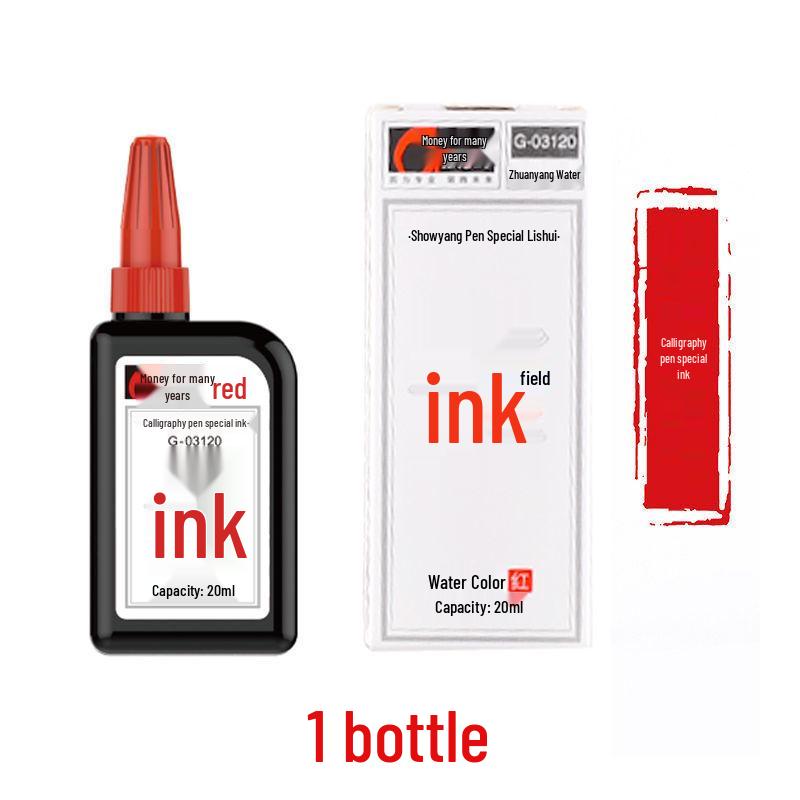 Jinwannian Refillable Calligraphy Pen Set - Soft Tip, Medium, Small, Extra Fine, Student Practice