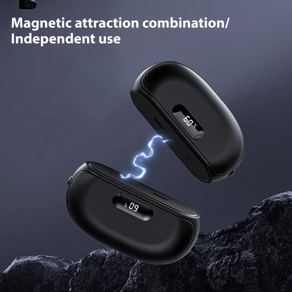 Magnetic Heating Hand Warmer - USB Charging Case Split Design Flashlight