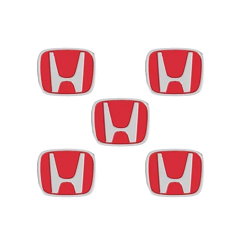 

5/10pcs 13mm 14mm Car Key Emblem Stickers Auto Door Keyhole Logo Decals For Honda Civic Accord CRV Hrv Jazz Auto Accessories