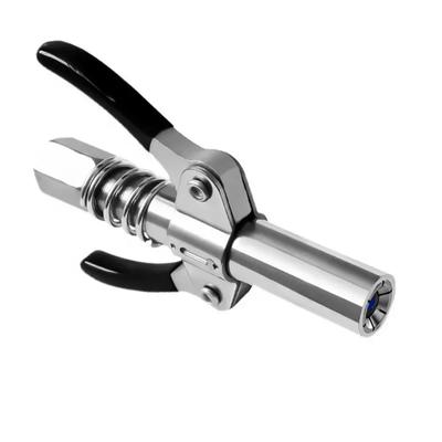 10000psi Grease Gun Coupler High Pressure Locking Clamp Double Handle Grease Gun Nozzle Repair Accessories