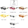 SO&EI Fashion Cat Eye Red Yellow Sunglasses Women Retro Brand Designer Gradient Shades UV400 Oval Men Sun Glasses