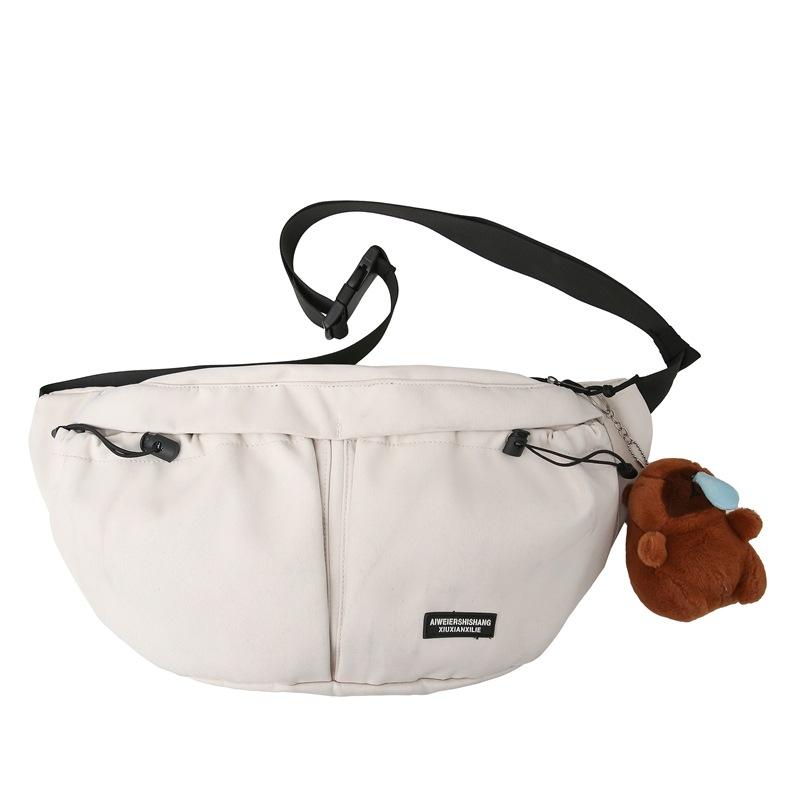 Crossbody-veske Sportsveske for menn med stor kapasitet brystveske for kvinner