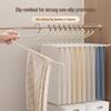 Goose-shaped Stainless Steel Pants Rack - Trace-free Hanger for Wardrobe Organization and Storage
