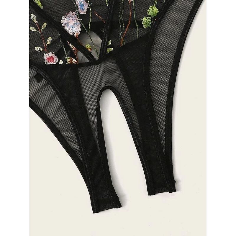 Ladies Sexy One-Piece Suspenders Underwear Women's Sleeveless Conjoined Underwear