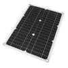 18V 20W Portable Solar Panel Semi Flexible Monocrystalline Waterproof Solar Charge Panel for