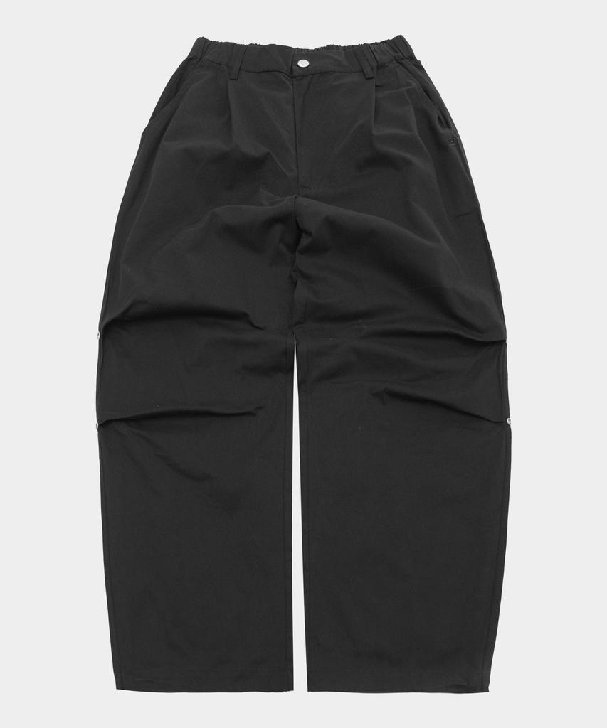 SOME PLACE Basic Snap Button Two-Way Bootcut Wide String Elastic Pants _5 Colors
