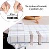 UrbanMingle Tablecloth Clips, 12 Pcs Adjustable Tablecloth Clips Stainless Steel
