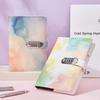 Leather Lined Diary with Lock for Girls Boys Women Lockable Notebook Leather Journal with Combination Lock 145x215mm
