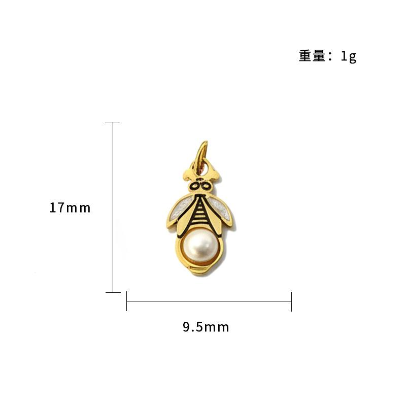 Personalized Small Fresh Stainless Steel Pendant Lucky Safety Bracelet Pendant, Handmade Diy Necklace Jewelry Accessories