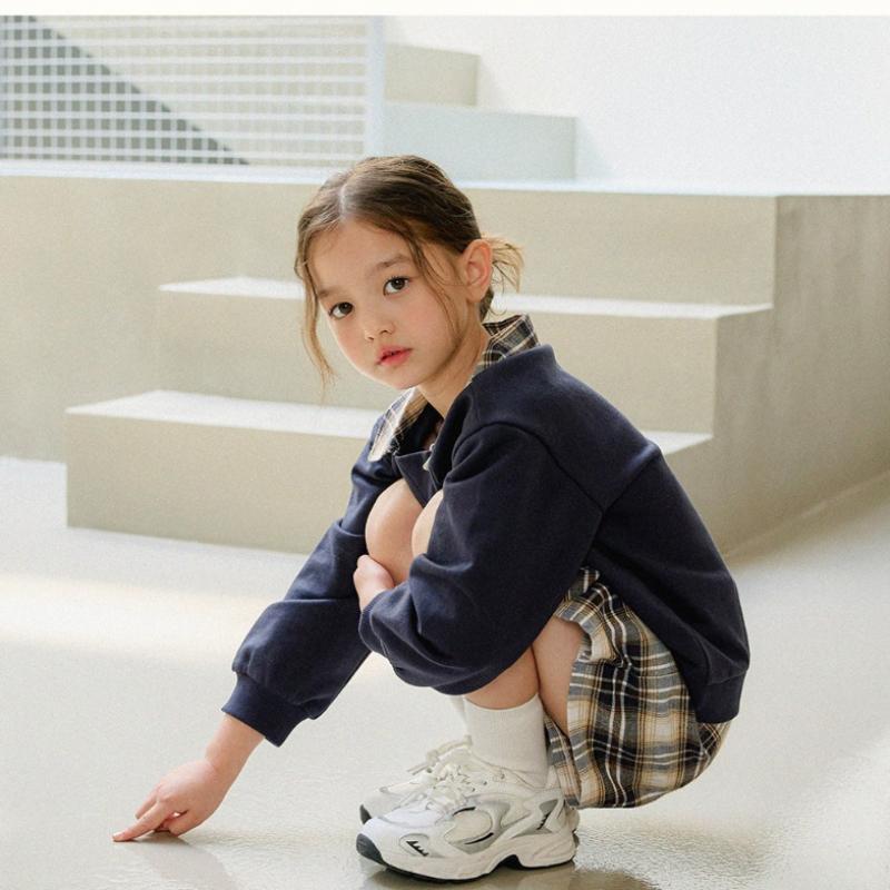  Olivan  School Symbol Skirt Top And Bottom Suit  2color 