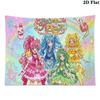 Hidden Key Precure Wall Tapestry Aesthetic Wall Hanging Printed Fabric Blanket Decorative Tapestries for Bedroom Living Room Home Decor