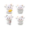 Cartoon Cow Figure Mini Miniatures Animal Garden Terrarium Resin Decorations Stakes Craft Landscaping Sculpture