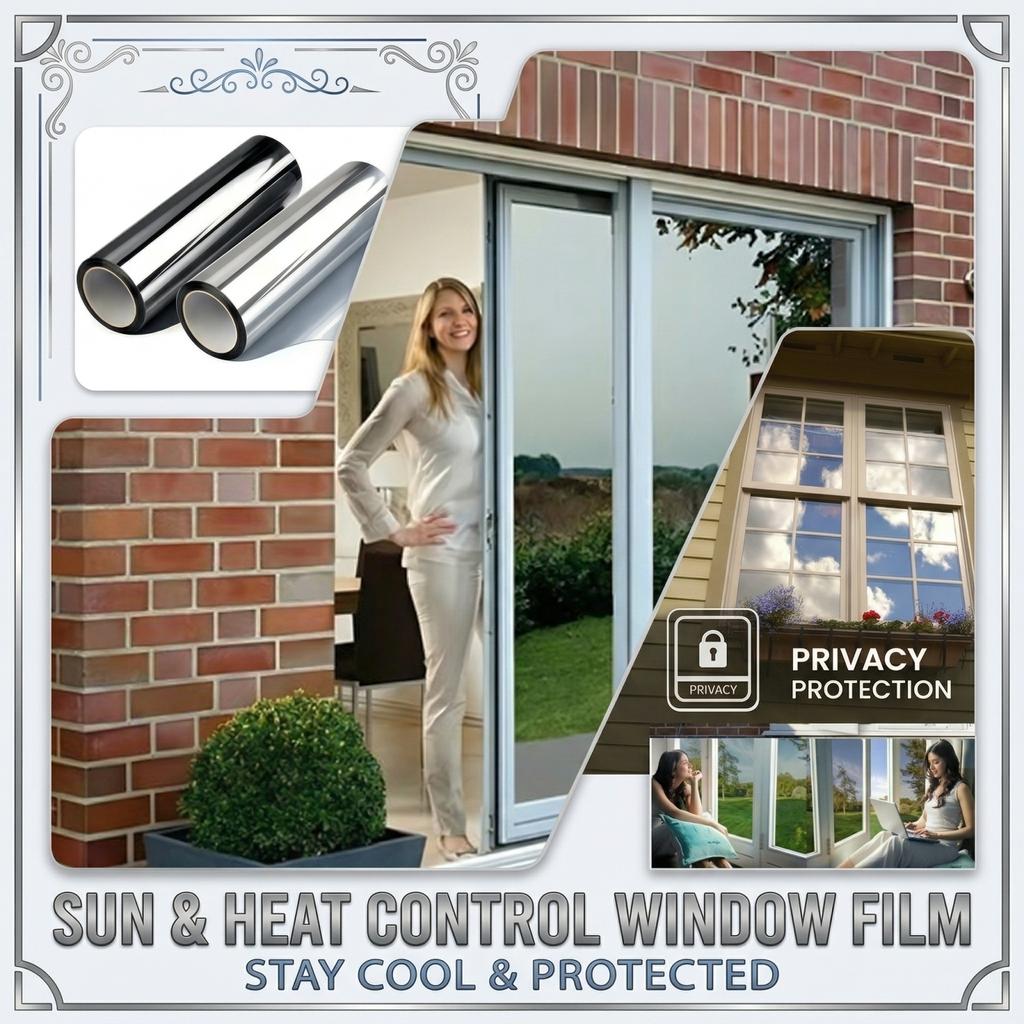 Window Insulation Film Electrostatic Glueless Glass Film Film Household Balcony50*200cm