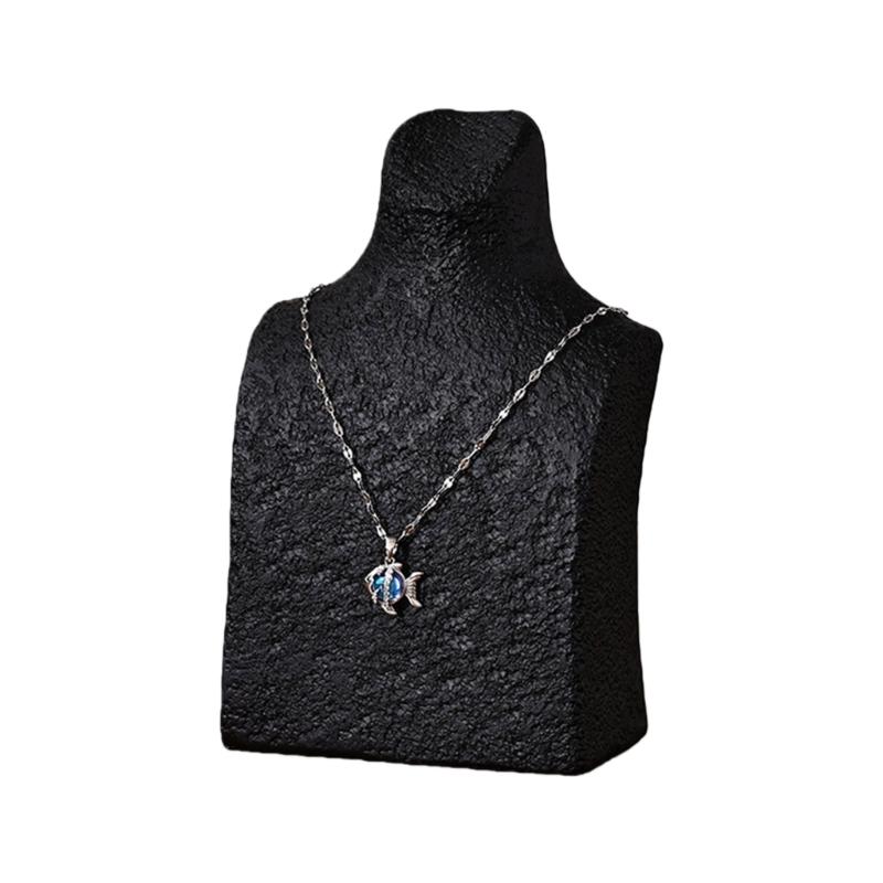 Sturdy Base Jewelry Holder with Thickened Support Ensuring Stability for Necklace Exhibition Secure Display