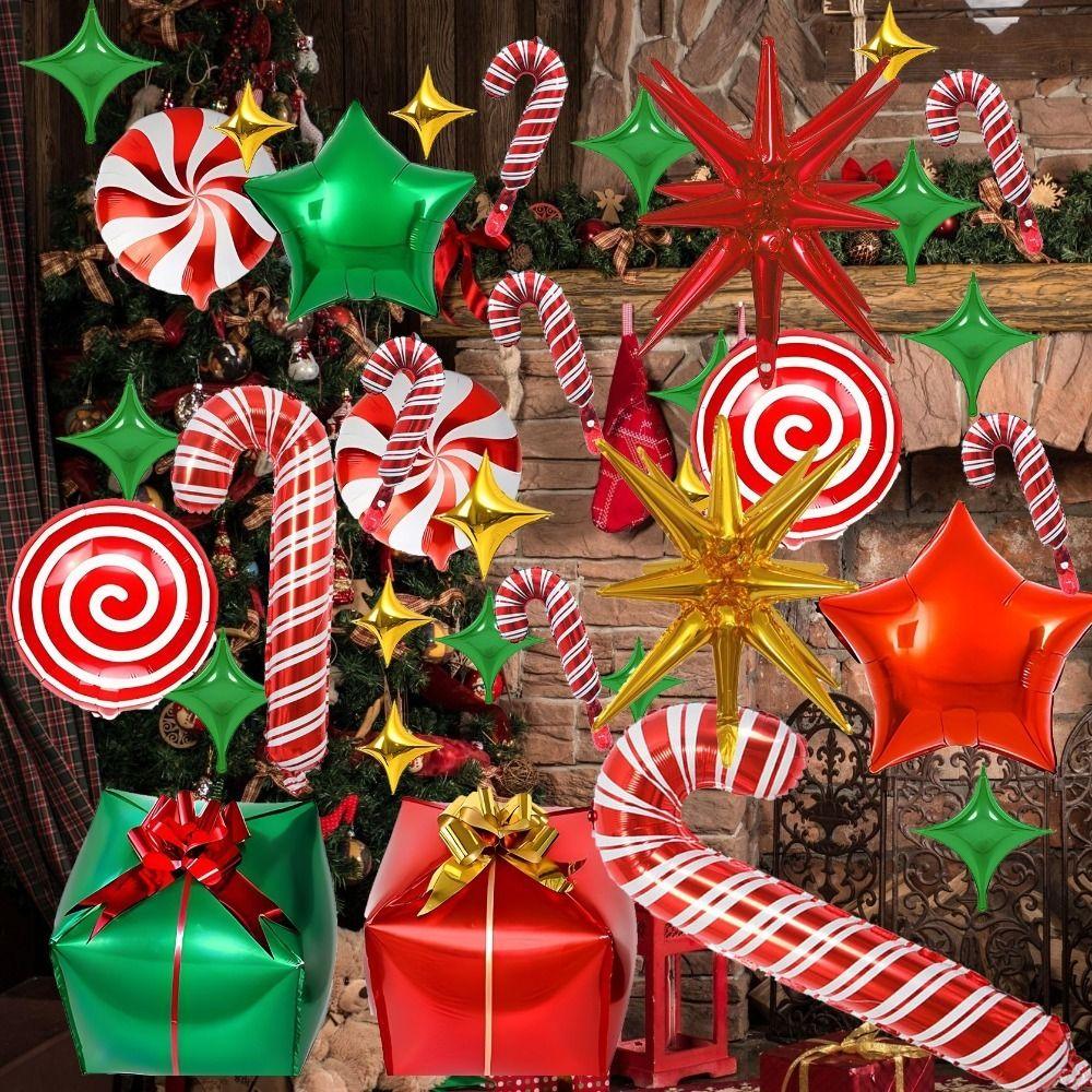 

Большой комплект рождественских конфетных шаров, рождественские конфеты, воздушные шары, украшение для вечеринки 40pcs/set