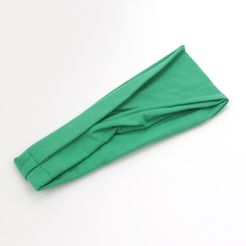 Neue Damen Unifarbene Elastische Haarbänder Yoga Stirnband Mode Turban Make-up Haarreif Vintage Geknotetes Haarband Haarschmuck