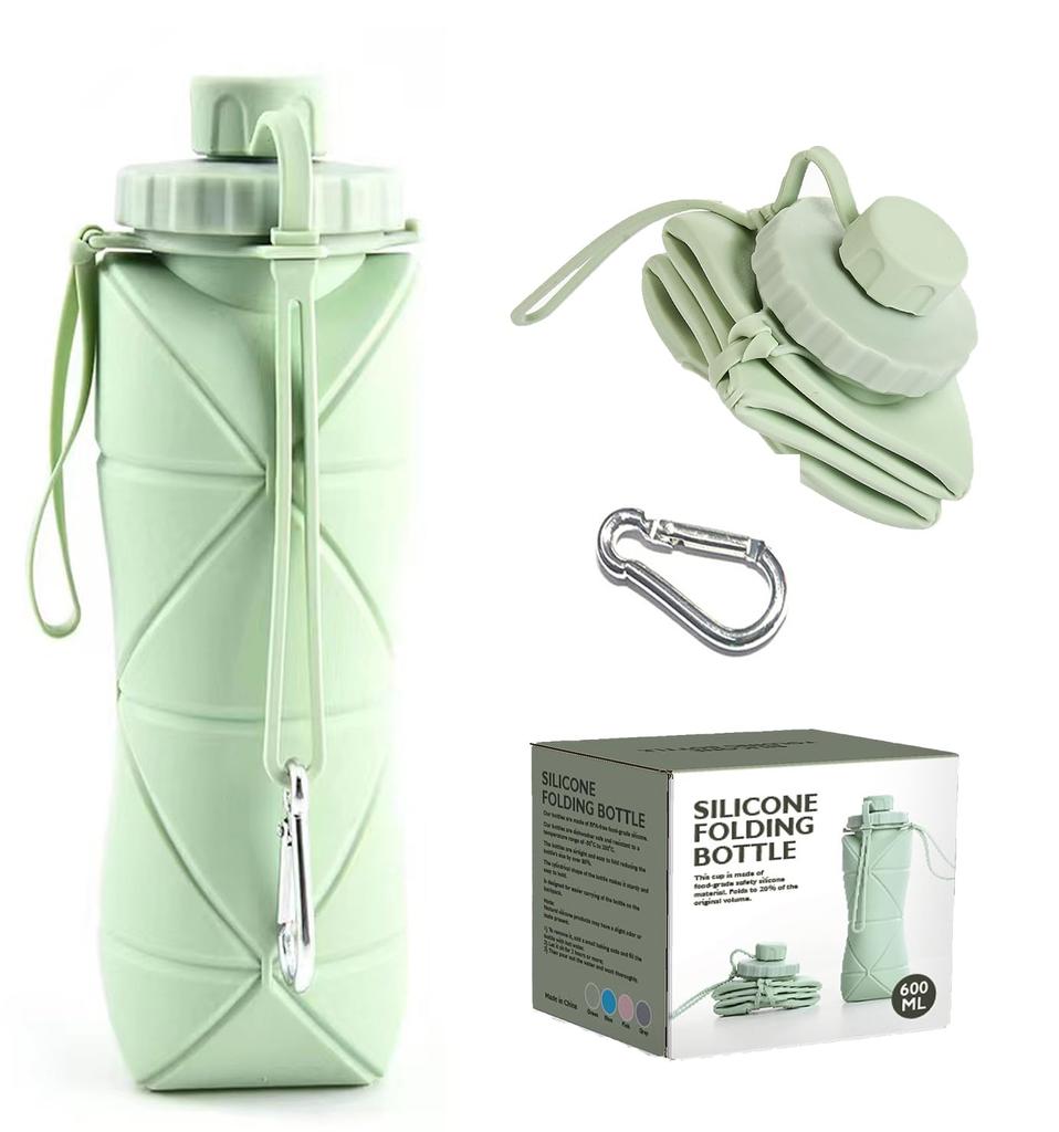 Foldable Water Portable Sports Water Large Capacity Silicone Foldable Water for Cycling and Made with Cold and Heat Suitable for Kids and Easy To Cold