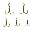 50PCS Strong Sharp Treble Hook Set High Carbon Steel Triple Fishing Hook  Trout Fishing
