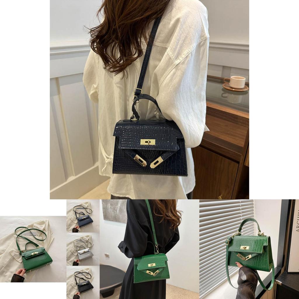 Trendy Summer 2024 Fashion Small Crossbody Bag Stylish Pu Leather Handbag For Daily Use In Black Blue Silver Green
