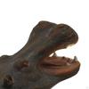 Creative Floating Hippo Head Decoy Pool Floater Ornaments Animals Statue for Water Crafts