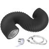 4 Inch Dryer Vent Hose Grey Exhaust Pipe Professional Air Ducting  Kitchen