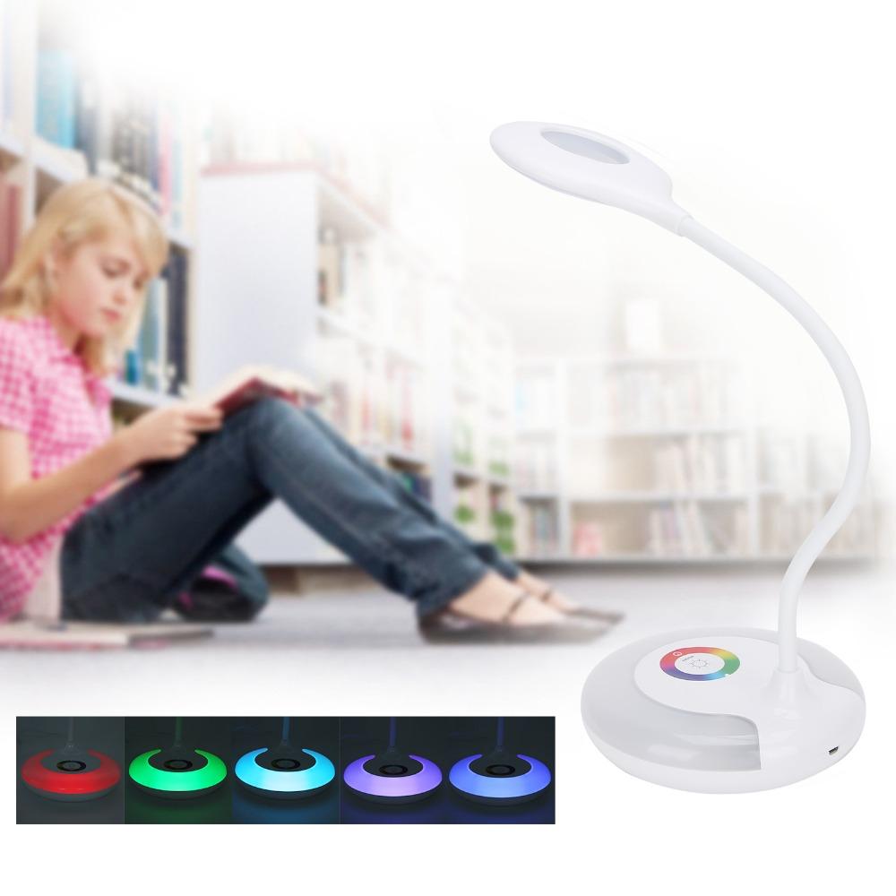 Soft Light Color Changing Lamp Dimmable Touch Control Night Light Ambient Light Desktop Lighting