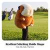 Soft Golf Club Cover with Knit Sleeve Snug Animal Headcover Stretchable
