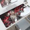 Genshin Impact Arlecchino Mouse Pad HD Grande per Computer Uffici Accessori Antiscivolo Anime Durevole Deskmat Bordo Bloccato Tappeti per Tastiera