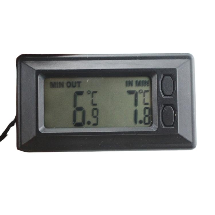 Car Temperature Gauge Digital LCD Display Thermometer Easy To Read Display