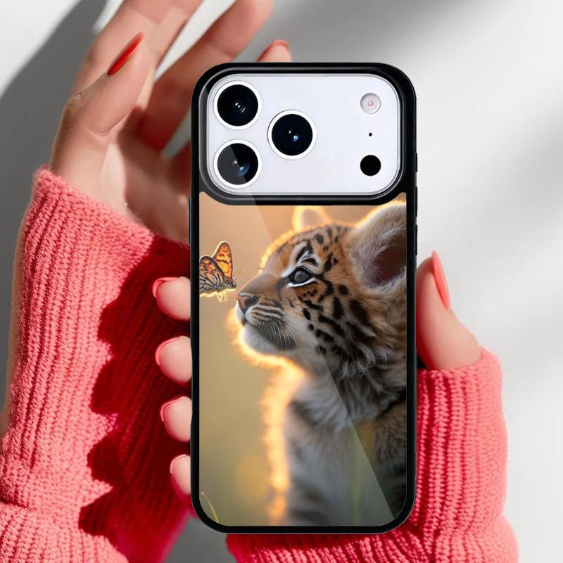 Zoo Animals 1 Tiger Cubs Phone Case for iPhone 17 Air 16e 15 14 13 Pro Max Back Cover for 12 11 Pro Coque