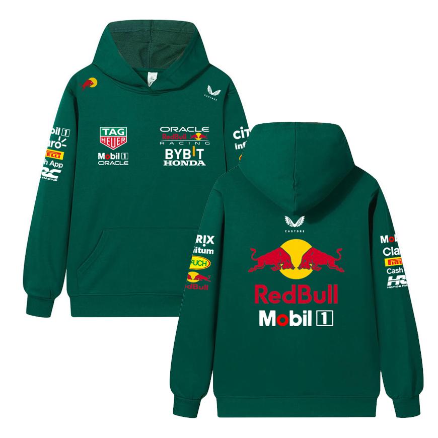 F1 Rennanzug, Red Bull Verstappen Team Uniform, Frühjahrs- und Herbst-Hoodie