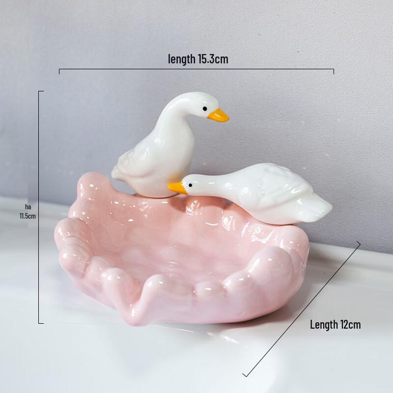 Cute Duck Ceramic Soap Dish (2-Pack)