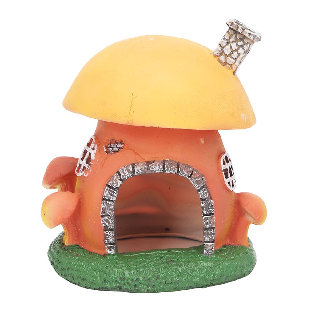 Aquarium Mushroom Castle Ornament Simulation Resin Hand Crafted Fish Tank Landscape Decoration for Aquarium Fish Tank
