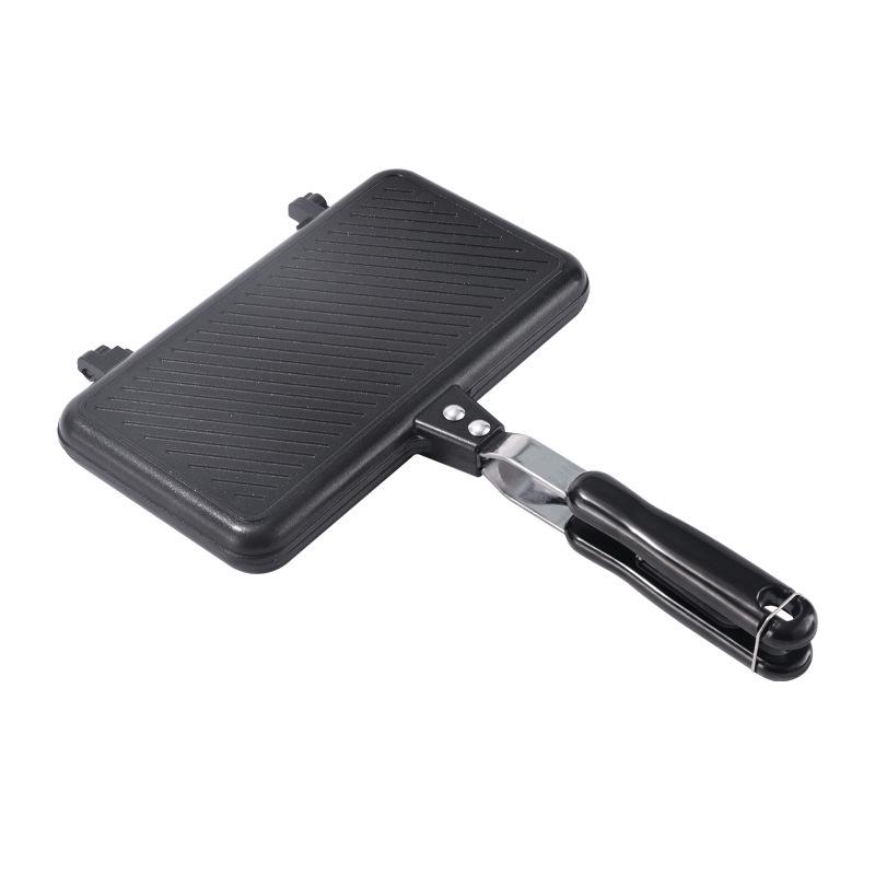 

Introducing the Double-Sided Striped Grill Pan – perfect for sandwiches, steaks, and eggs. Long Diagonal Stripe Sandwich чёрный