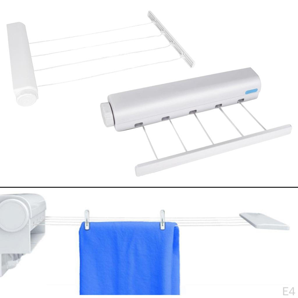 Adjustable Clothes Drying Line for Indoor and Outdoor Use