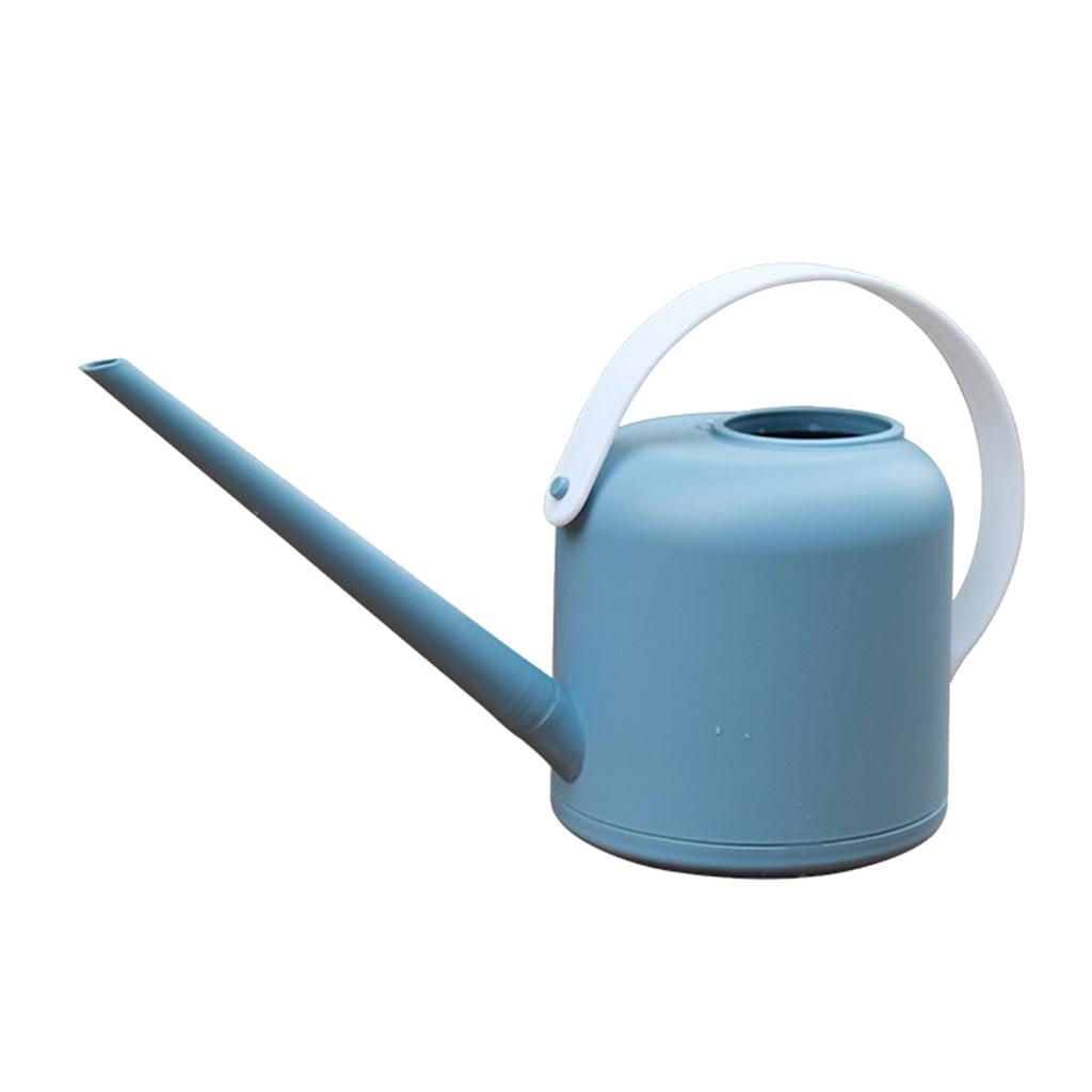 1.8L Tiny Long Mouth Watering Can Sprinkling Pot for Home Garden Plant Blue