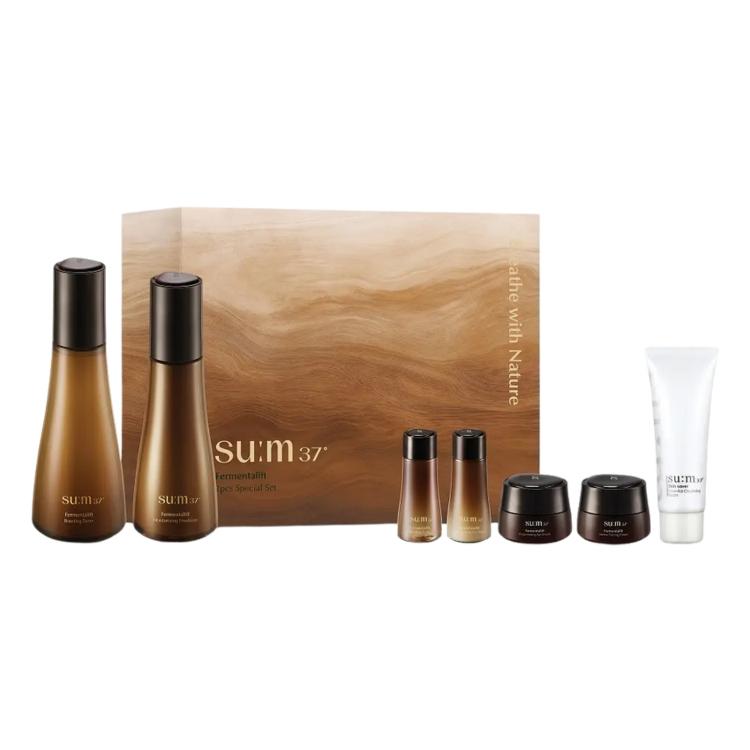 

[SU:M37] FermenLift Essential Skincare Special Set (Toner 150ml + Emulsion 130ml) Anti-Aging & Firming Skincare Set