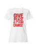 Bold Peace Statement Graphic Women's T-shirt Unisex T-Shirt