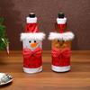 2pcs Cartoon Christmas Wine Bottle Cover Merry Christmas Decorations  Home Xmas Decor