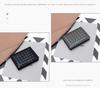 Unisex Woven Lambskin Business Card Holder: Genuine Leather, Large Capacity
