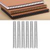 50Pcs Double   Wire Binding Spine 180 Sheet Capacity 3:1 Pitch 34   19mm Diameter Set Kit for   Paper