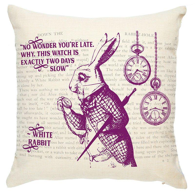 Elegant Alice In Wonderland Cushion Mad Hatter Pillow Perfect For Christmas Gift And Home Decoration