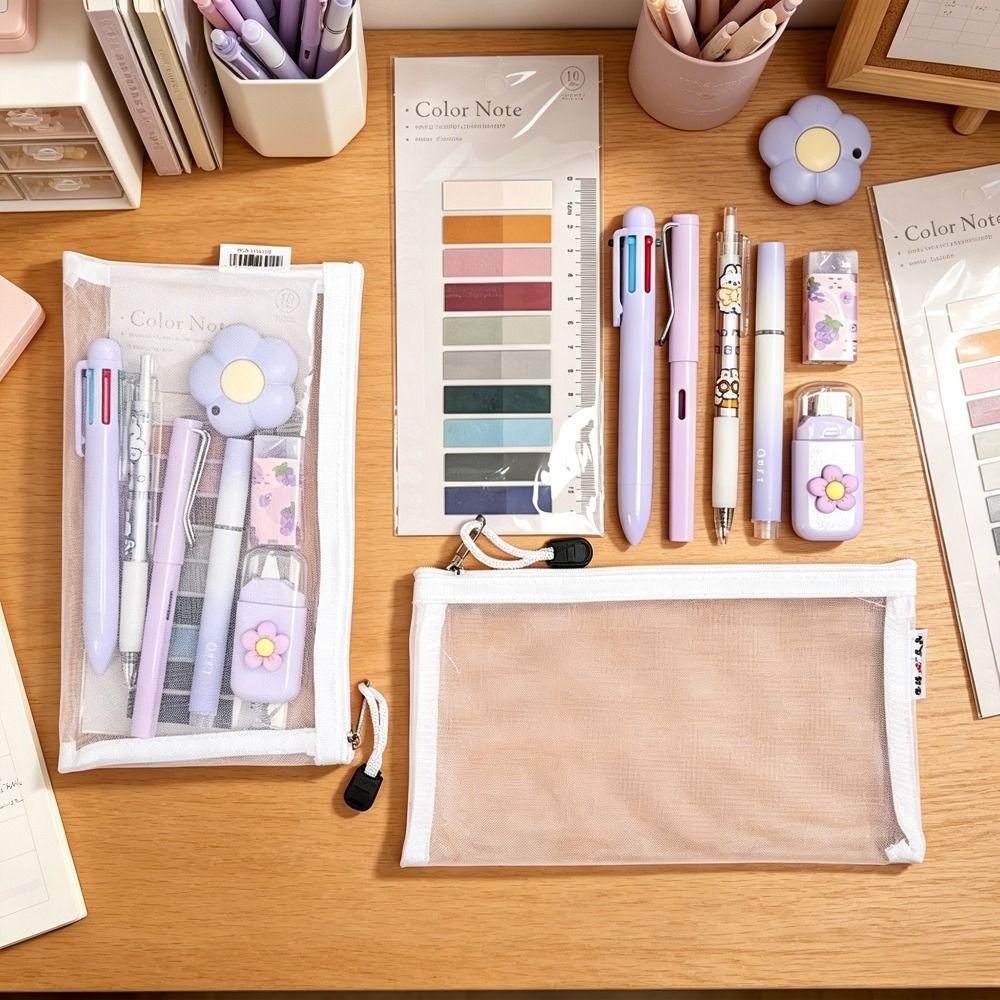 9 Stück/Set 9-in-1 Schreibwaren-Set Kunststoff-Gelkugelschreiber Langlebig Mehrfarbiger Stift Zurück zur Schule Geschenke