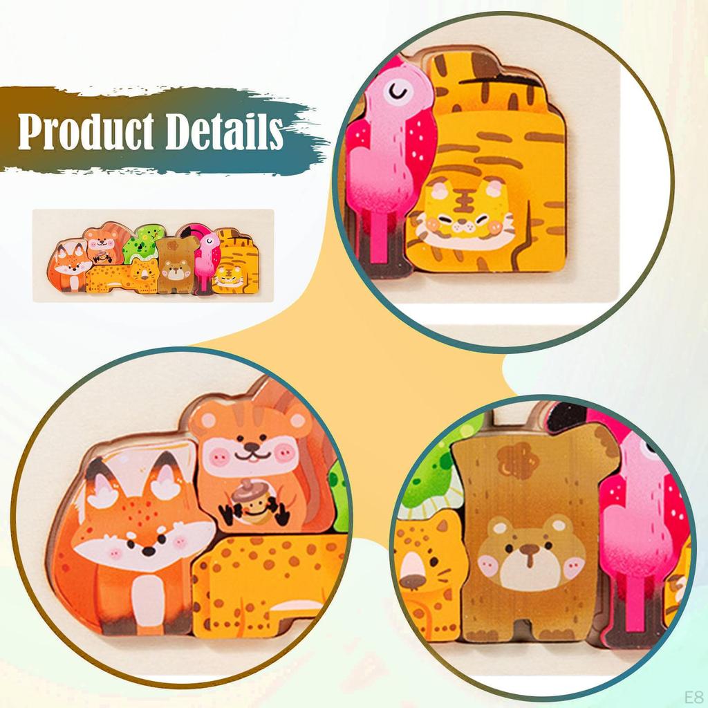 Kids Brain Teaser Boards Interactive Wood Puzzles Learning Toys for Preschool Children Stocking