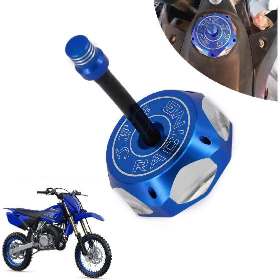 Dirt Bike Gas Cap,Motorcycle Gas Fuel Tank Cap with Breather Valve Universal CNC for SSR Apollo TAO TAO SDG YZ TTR 50cc - 150cc CRF XR RM KX KLX Dirt
