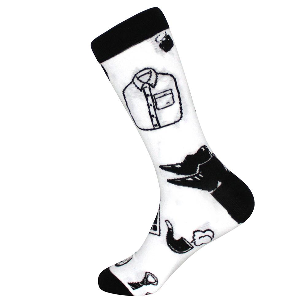 Fashion Funny Mens Socks Hip Hop Harajuku Kawaii Cartoon Cotton Socks Fruit Animal Beer Food Happy Casual Socks Gifts for Men